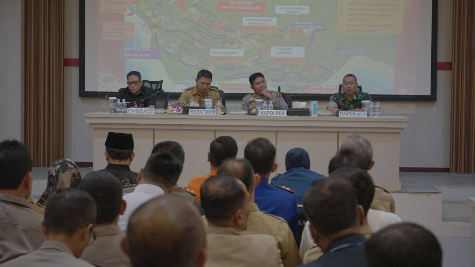 Pengamanan Nataru, Polres Sukabumi Gelar Rakor Lintas Sektor Operasi Lilin
